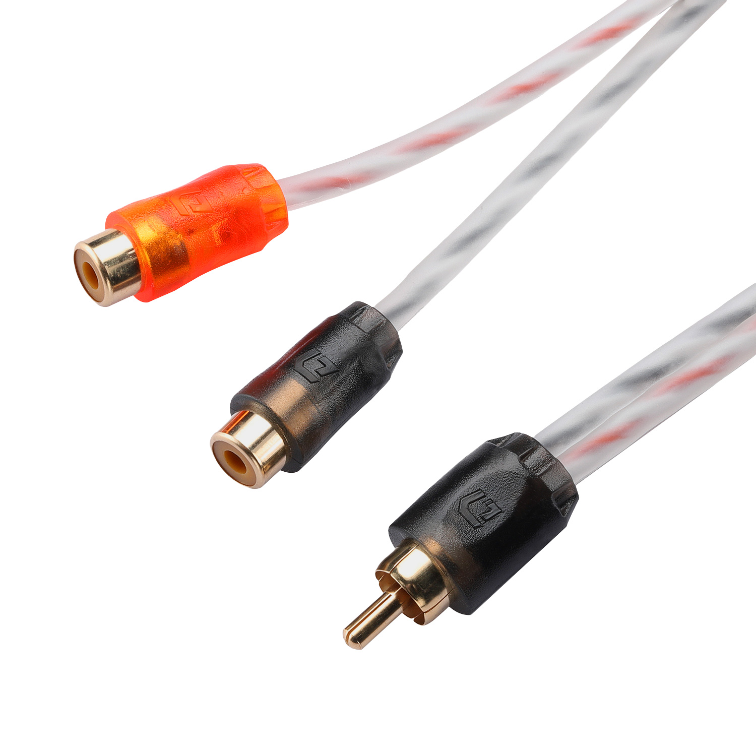Кабели межблочные (RCA), AUX, HDMI, RCA разъёмы DL Audio Barracuda YRCA 1M2F 