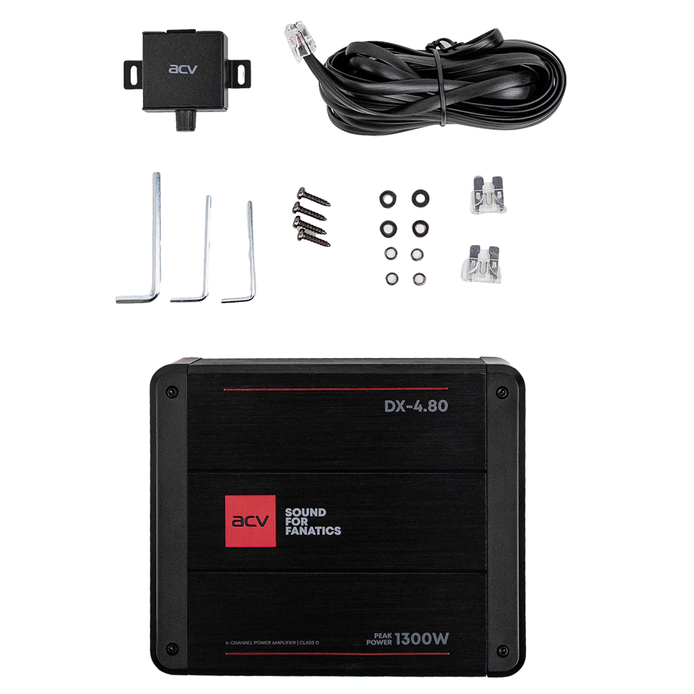 Четырёхканальные усилители ACV DX-4.80 