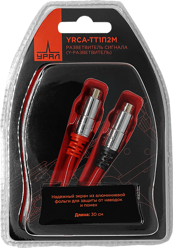 Кабели межблочные (RCA), AUX, HDMI, RCA разъёмы Ural УРАЛ YRCA-ТТ1П2М 