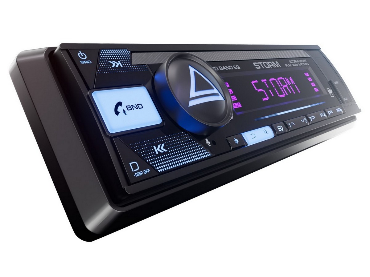 1-DIN USB/SD-ресиверы (без CD) AurA STORM-525BT 