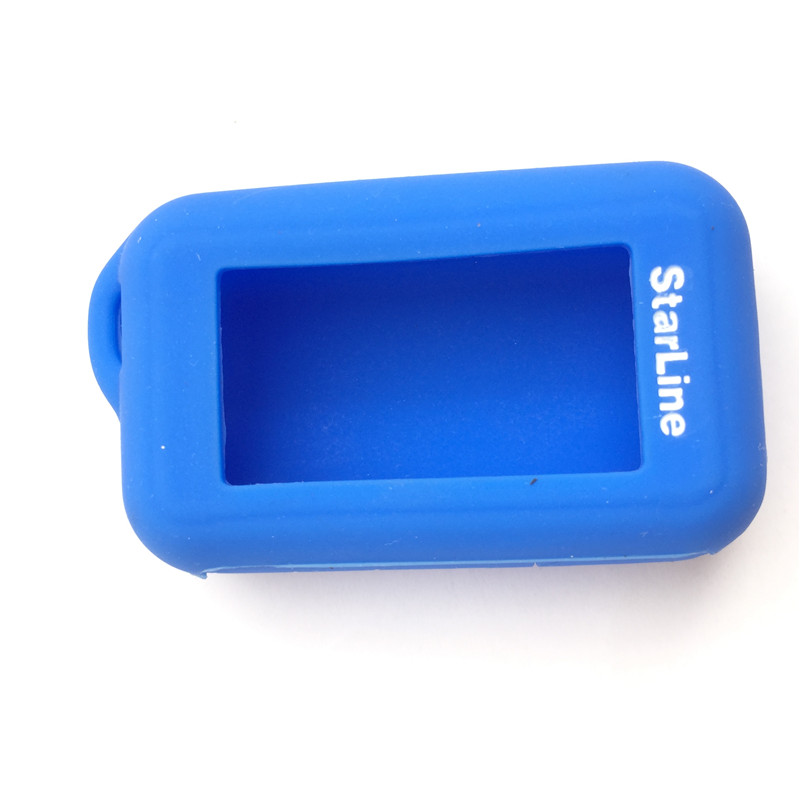 Чехол Силикон StarLine E60-E90 СИНИЙ