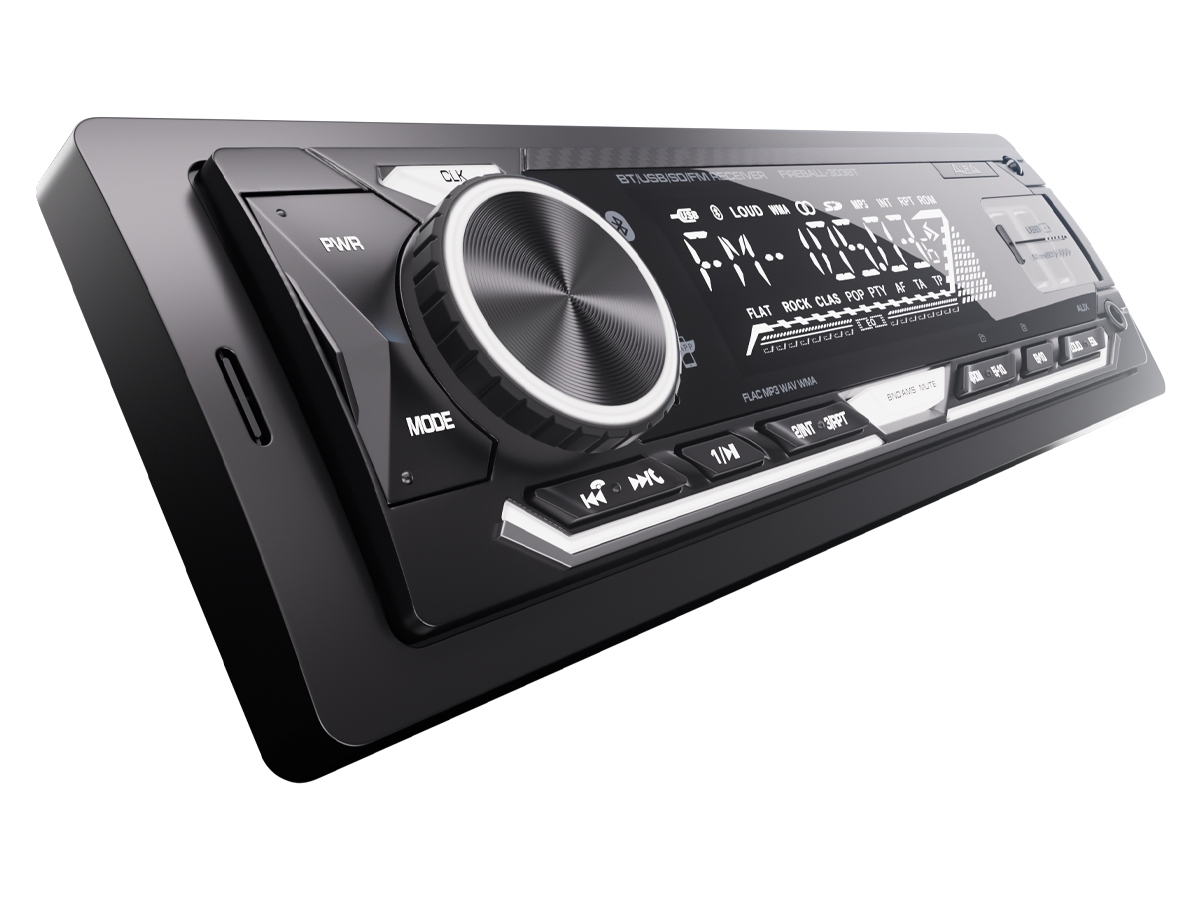 1-DIN USB/SD-ресиверы (без CD) AurA FIREBALL-303BT 