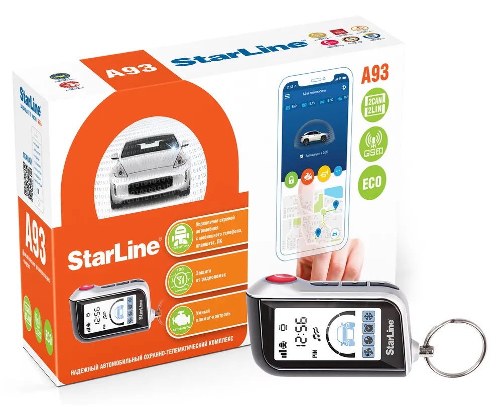 StarLine A93 GSM ECO 2CAN+2LIN
