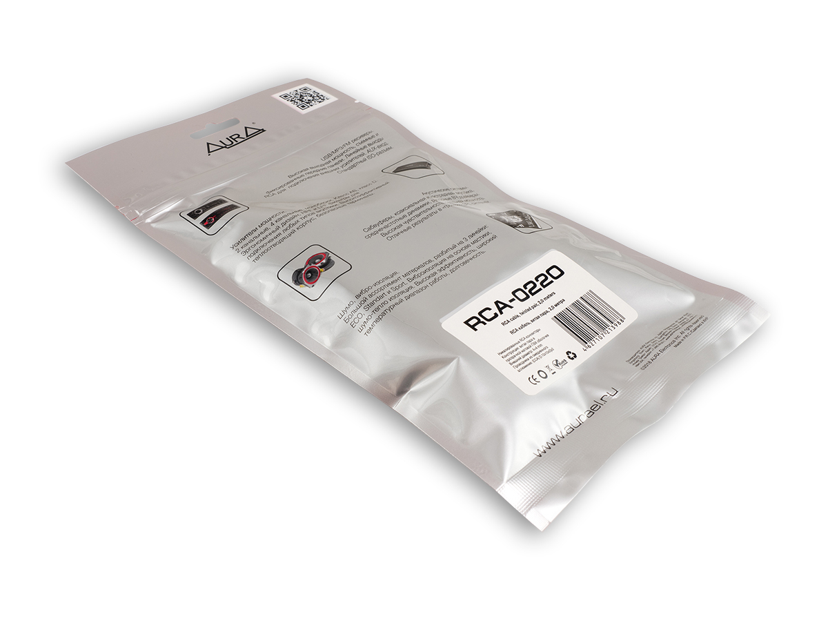 Кабели межблочные (RCA), AUX, HDMI, RCA разъёмы AurA RCA-0220 