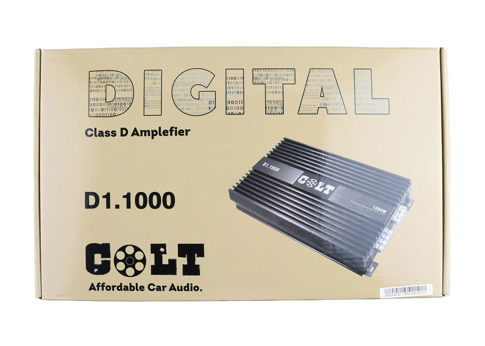 Одноканальные усилители COLT Digital 1.1000 