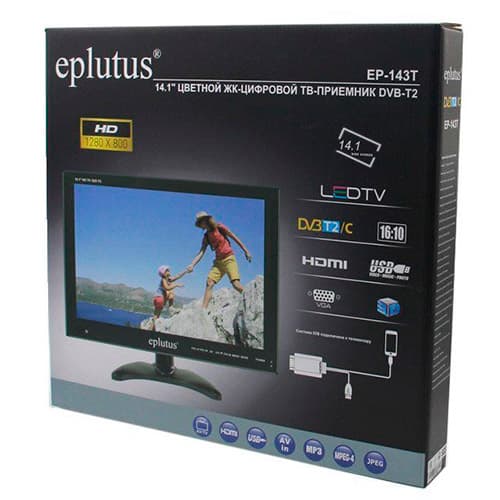 Универсальные телевизоры Eplutus EP-143T Black 