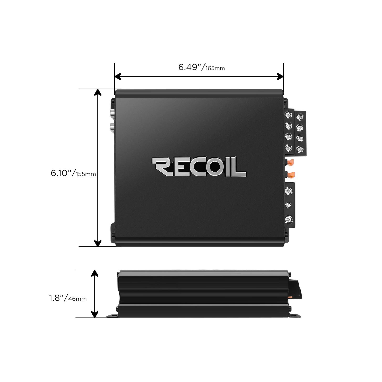 Четырёхканальные усилители Recoil DI800.4 