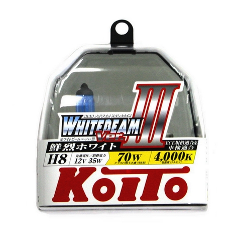 KOITO P0758W H8 WHITEBEAM