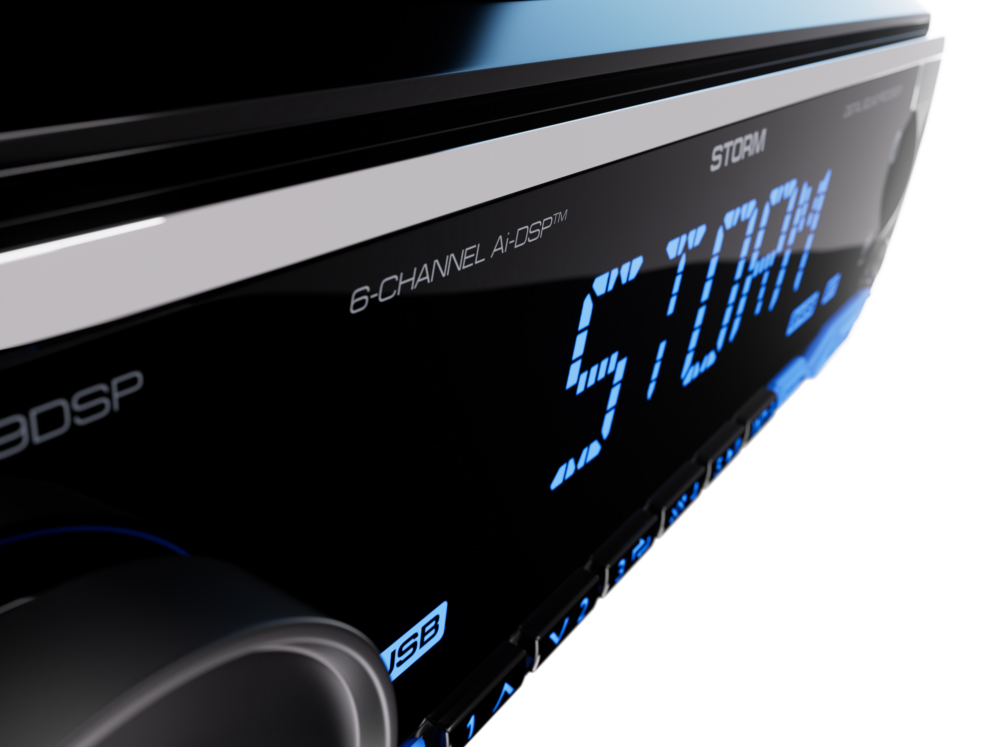 1-DIN USB/SD-ресиверы (без CD) AurA STORM-679DSP 