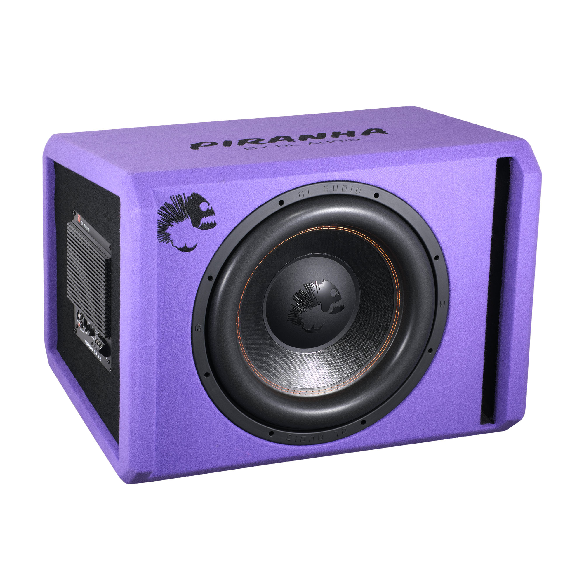 Cабвуферы корпусные активные DL Audio Piranha 15A V2 Purple 