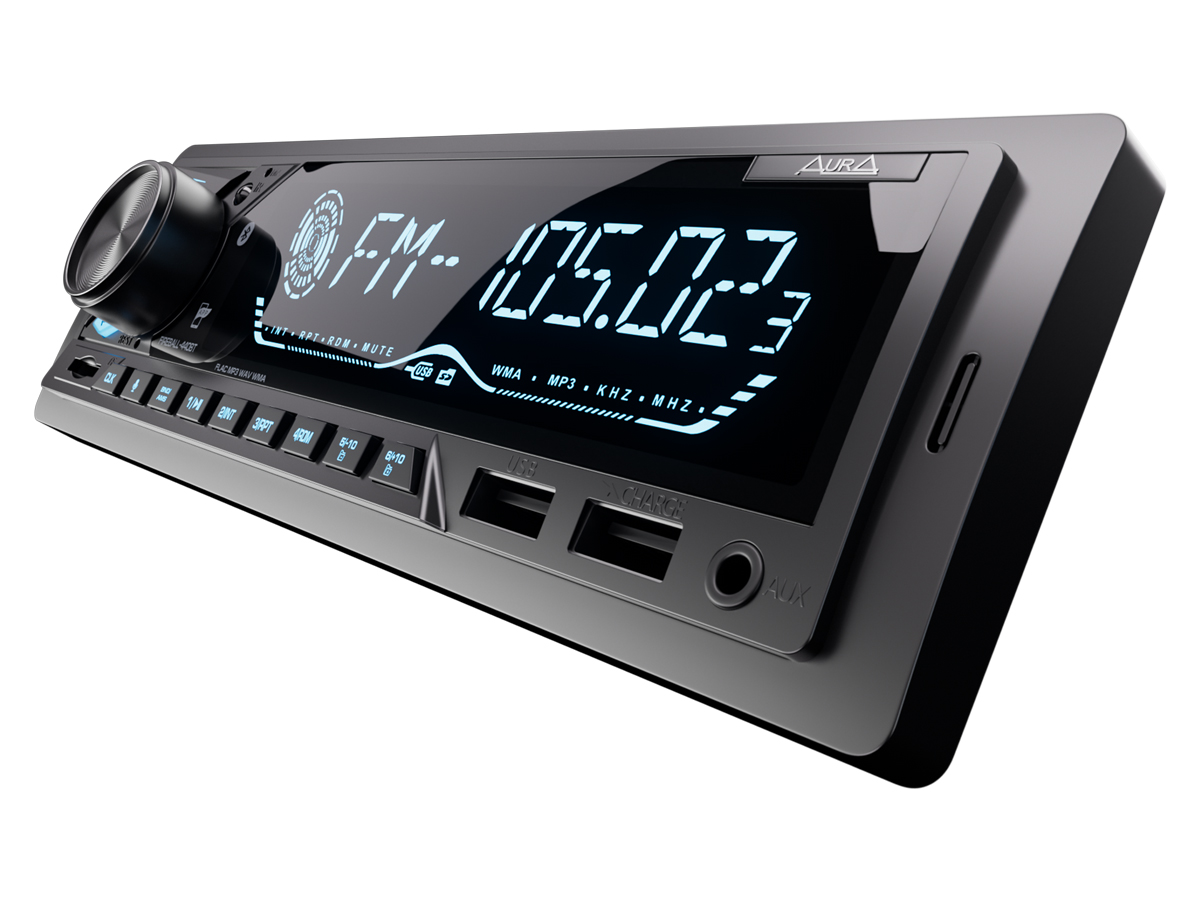 1-DIN USB/SD-ресиверы (без CD) AurA FIREBALL-440BT 