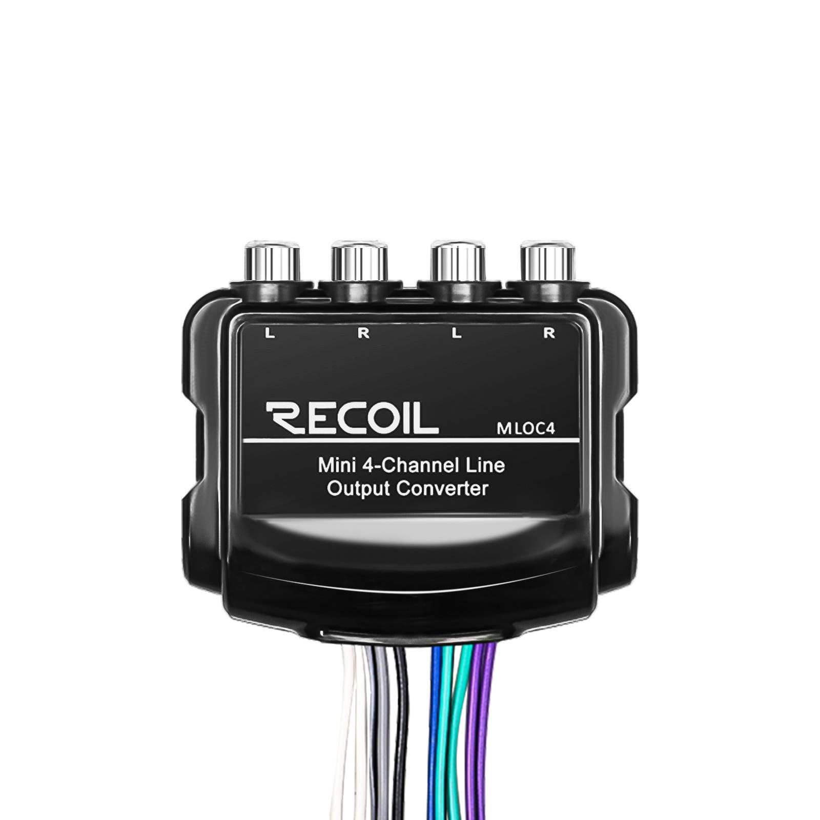 Интерфейсы для подключения усилителей Recoil MLOC4 