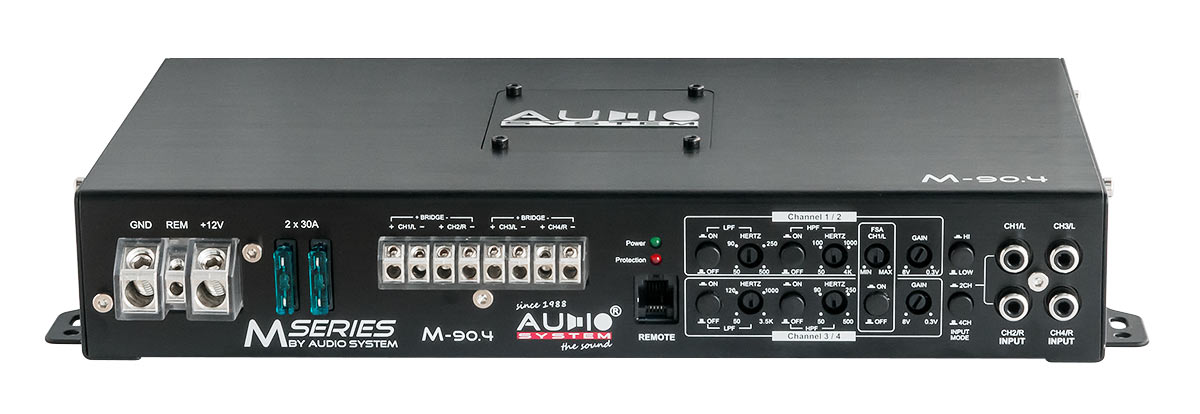 Четырёхканальные усилители Audio System AUS-M-90.4 