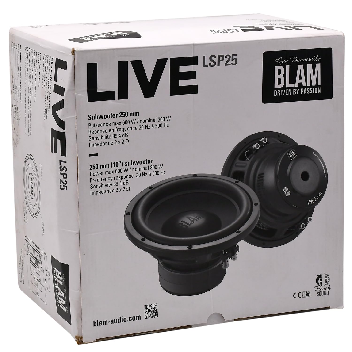 Сабвуферные динамики BLAM LSP25 