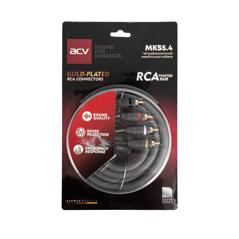 Кабели межблочные (RCA), AUX, HDMI, RCA разъёмы ACV MKS-5.4 