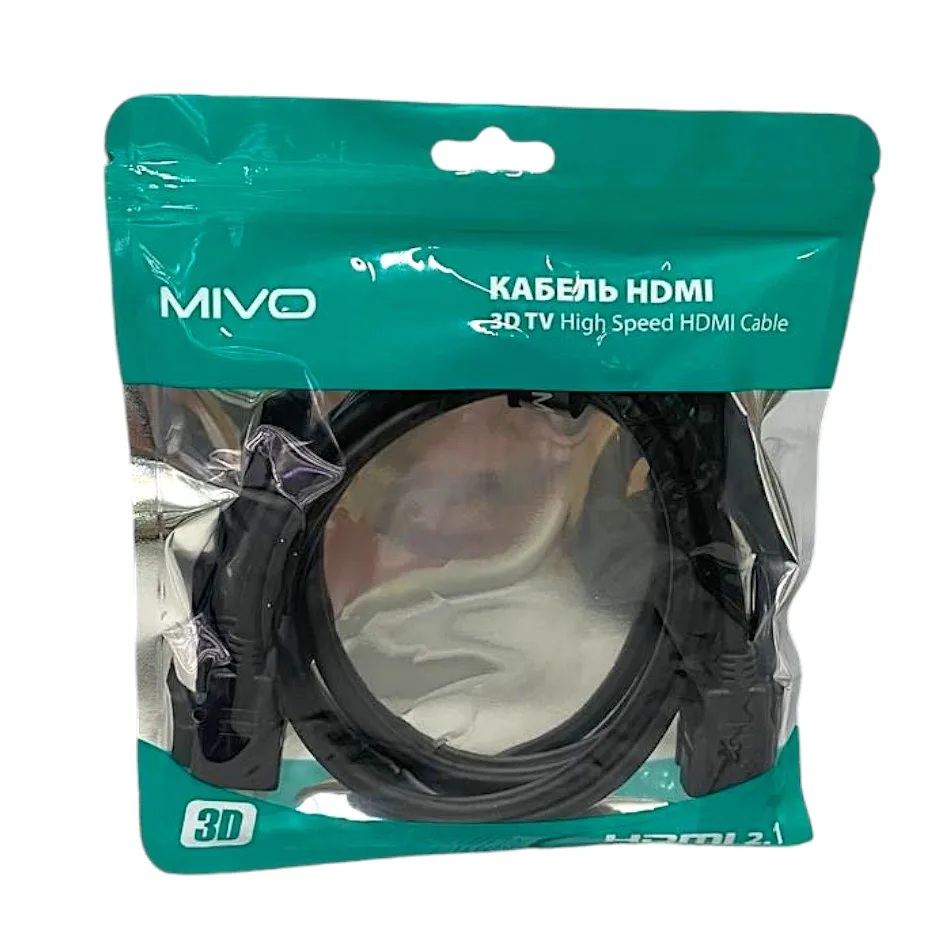 Кабели межблочные (RCA), AUX, HDMI, RCA разъёмы Mivo HDMI-4K -1.2M 