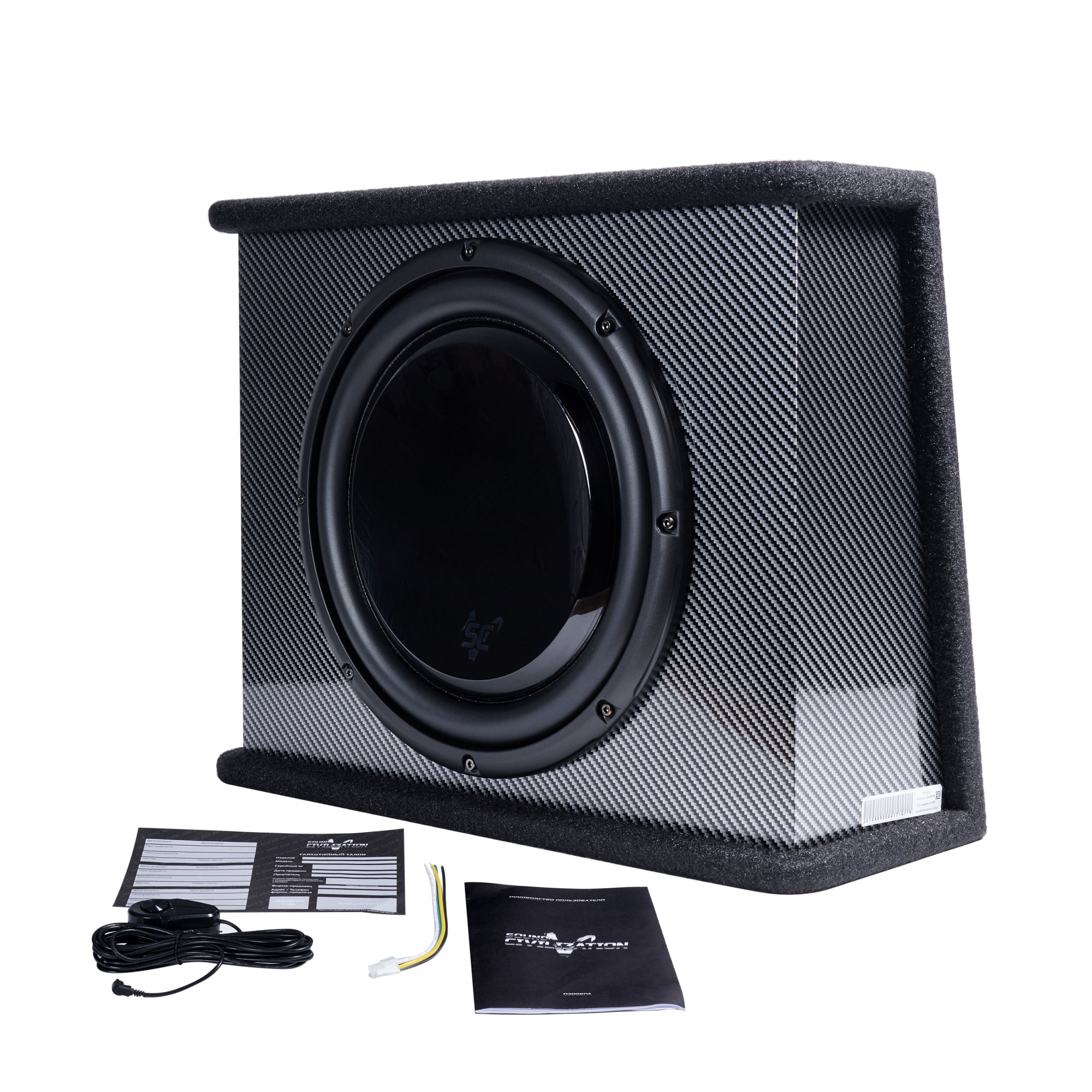 Cабвуферы корпусные активные KICX Sound Civilization Q300BPA 