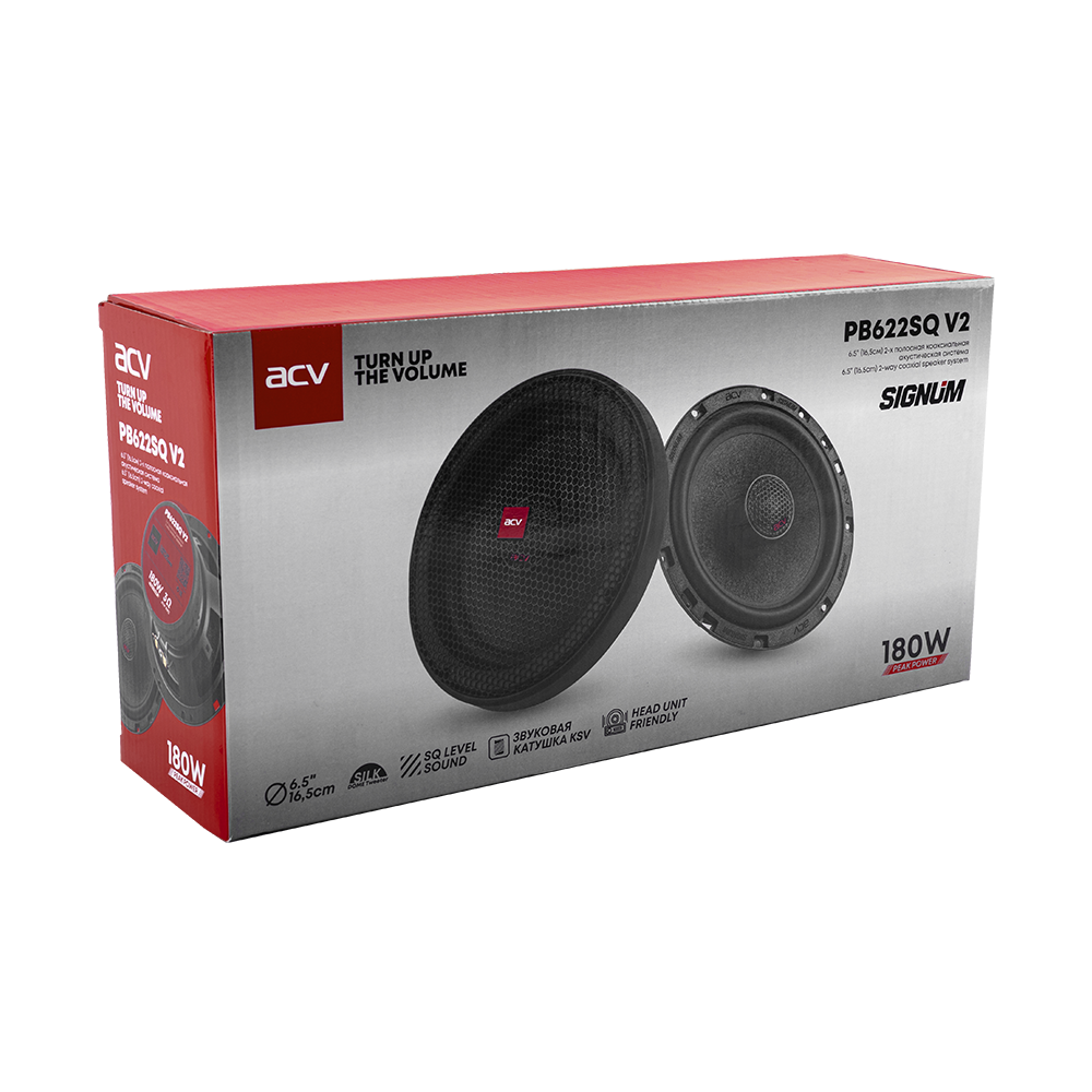 Акустика автомобильная ACV SIGNUM PB622SQ 