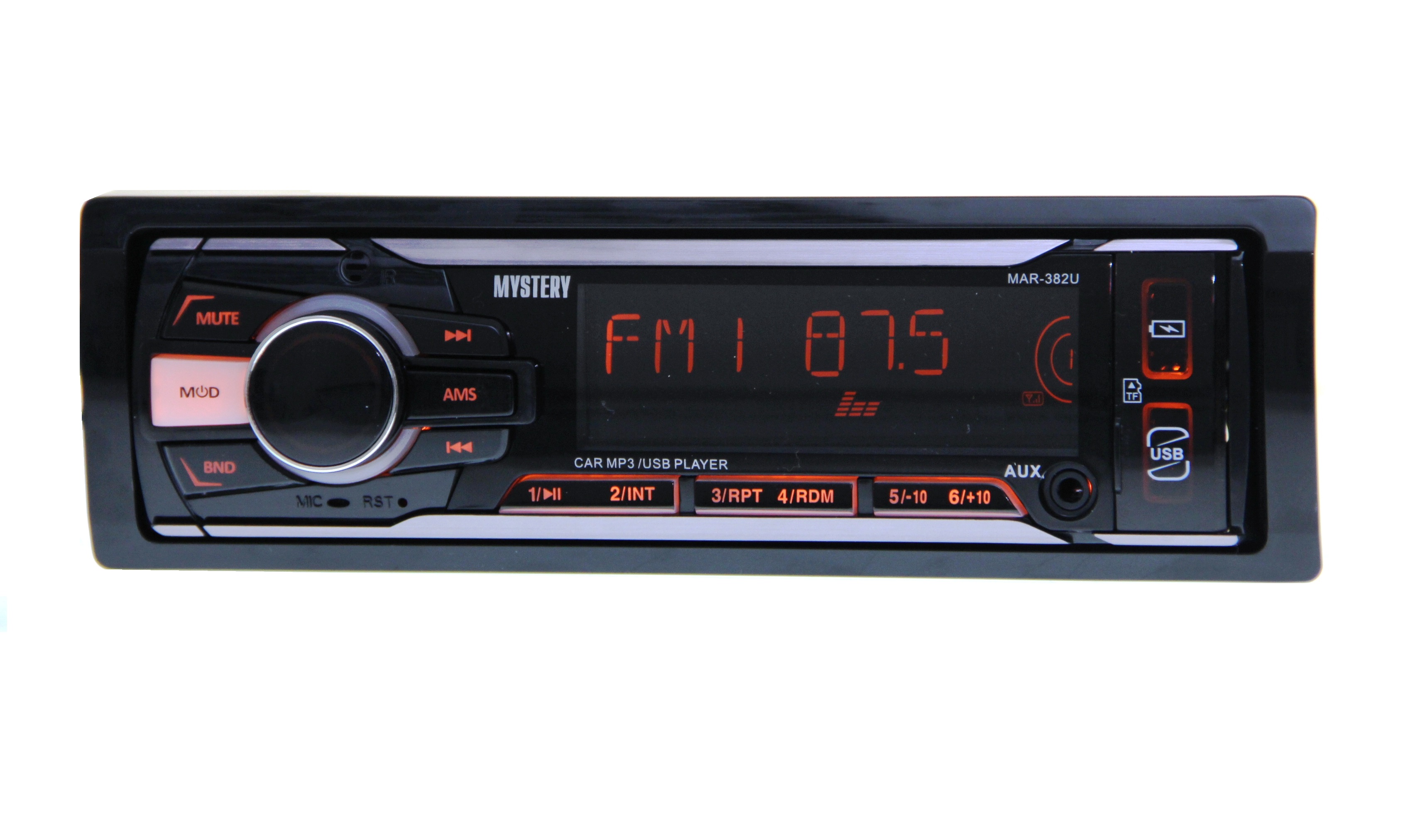1-DIN USB/SD-ресиверы (без CD) Mystery MAR-382U 