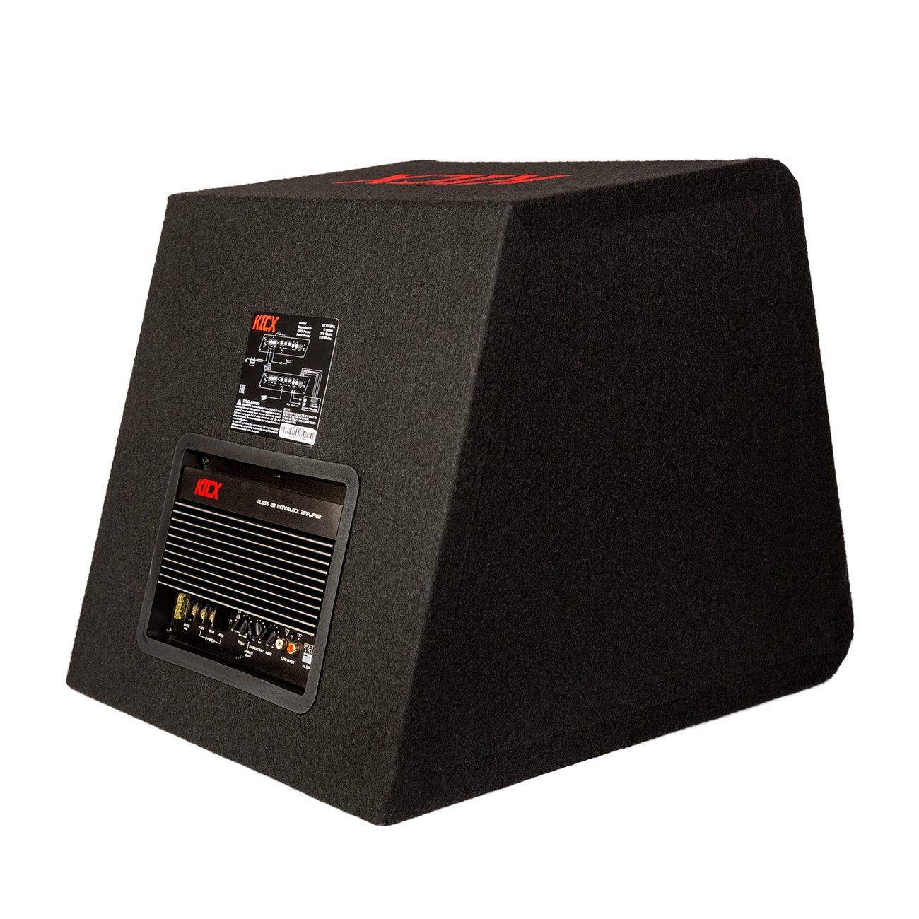 Cабвуферы корпусные активные KICX GT305BPA 