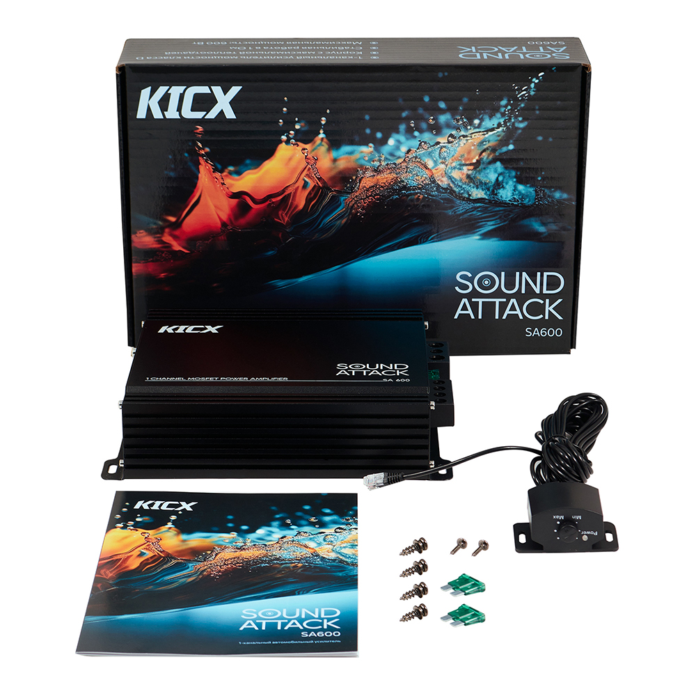 Одноканальные усилители KICX SA 600 