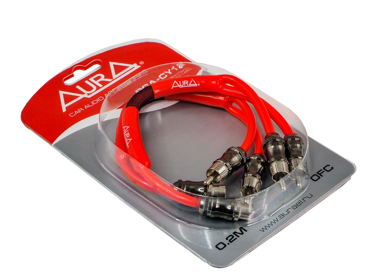 Кабели межблочные (RCA), AUX, HDMI, RCA разъёмы AurA RCA-CY12 MkII 