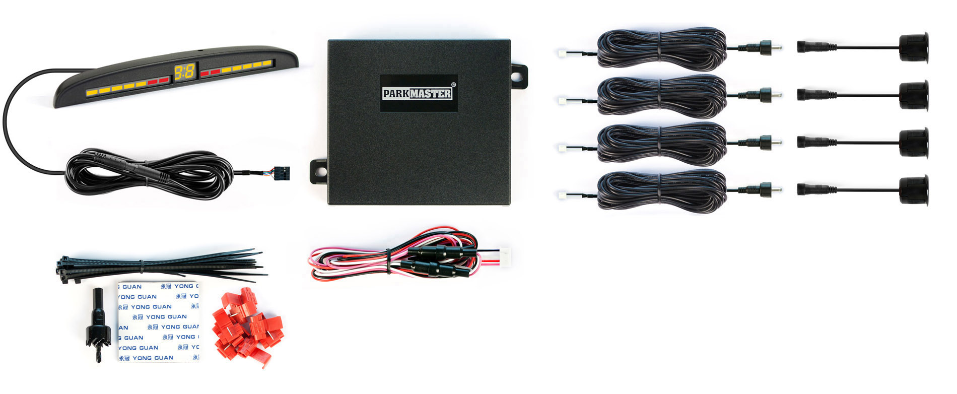 Парковочные радары Parkmaster 34-4-A-Black