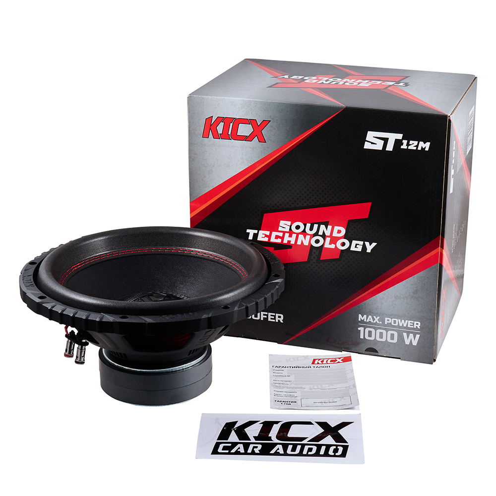 Сабвуферные динамики KICX ST 12M 