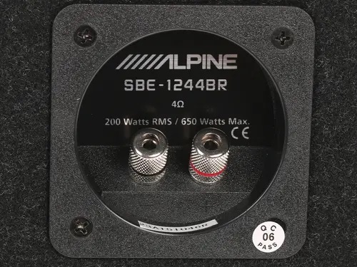 Cабвуферы корпусные пассивные Alpine SBE-1244BR 