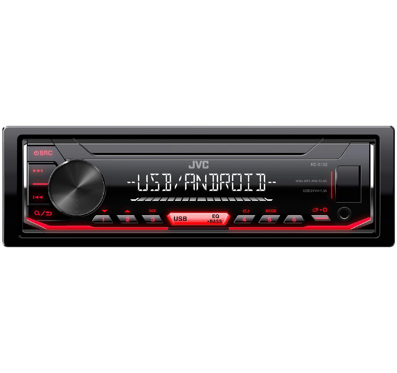 1-DIN USB/SD-ресиверы (без CD) JVC KD-X152 