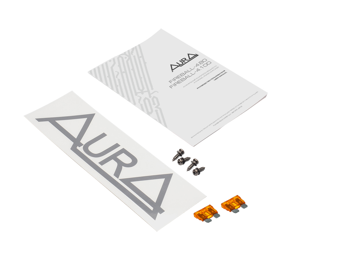 Четырёхканальные усилители AurA FIREBALL-4.100 