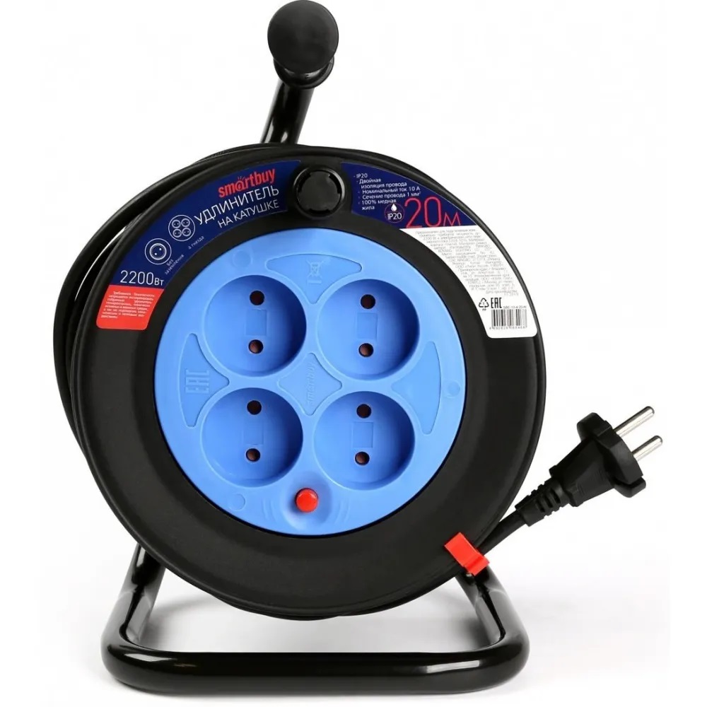 Сетевые фильтры, Удлинители Smartbuy SBE-10-4-20-N