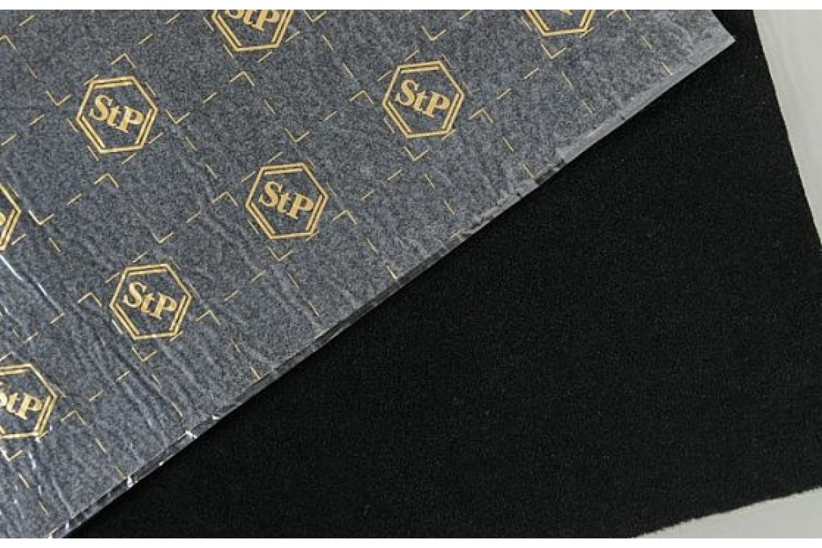 Карпет, винил, радиоткань, клей STP Карпет самоклеящийся Черный 