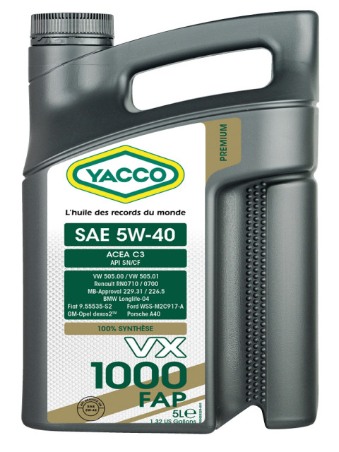 YACCO VX1000 FAP 5W40