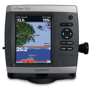 Морские GPS навигаторы и картплоттеры Garmin GPSMAP 521 