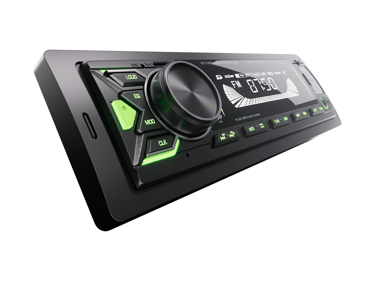 1-DIN USB/SD-ресиверы (без CD) AurA FIREBALL-205BT 