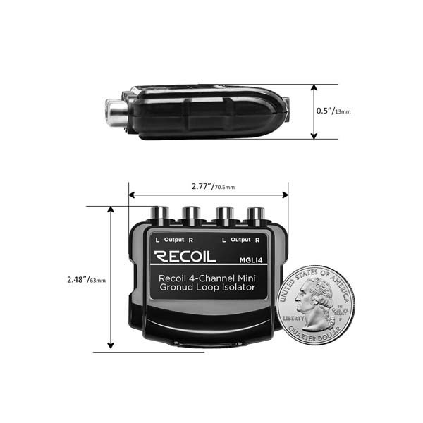 Интерфейсы для подключения усилителей Recoil MGLI4 