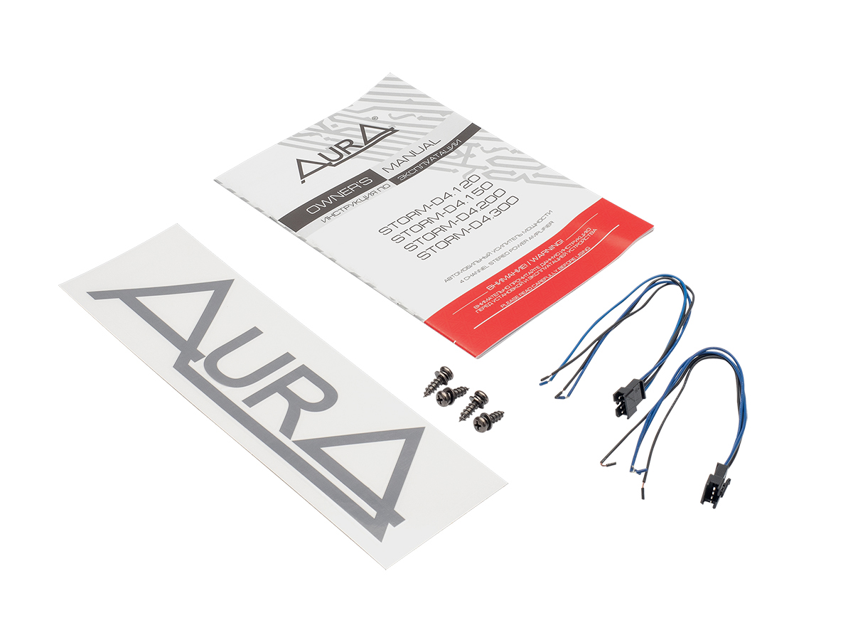 Четырёхканальные усилители AurA STORM-D4.300 