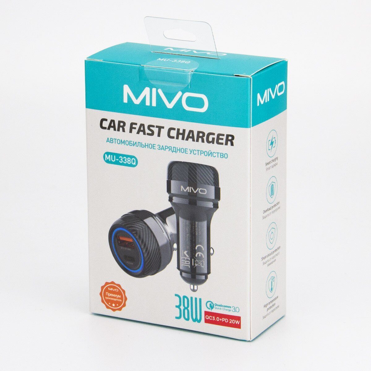 Зарядные устройства для смартфонов, Кабели Mivo MU-338Q 