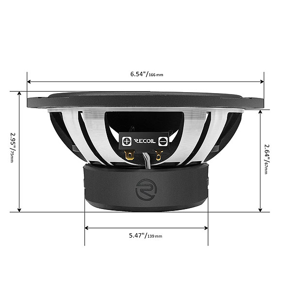 Акустика автомобильная Recoil SPX65 