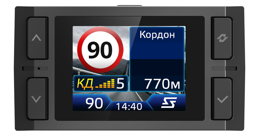 Комбоустройства (Видеорегистраторы с радар-детекторами) Neoline SHADOW WI-FI BLACK