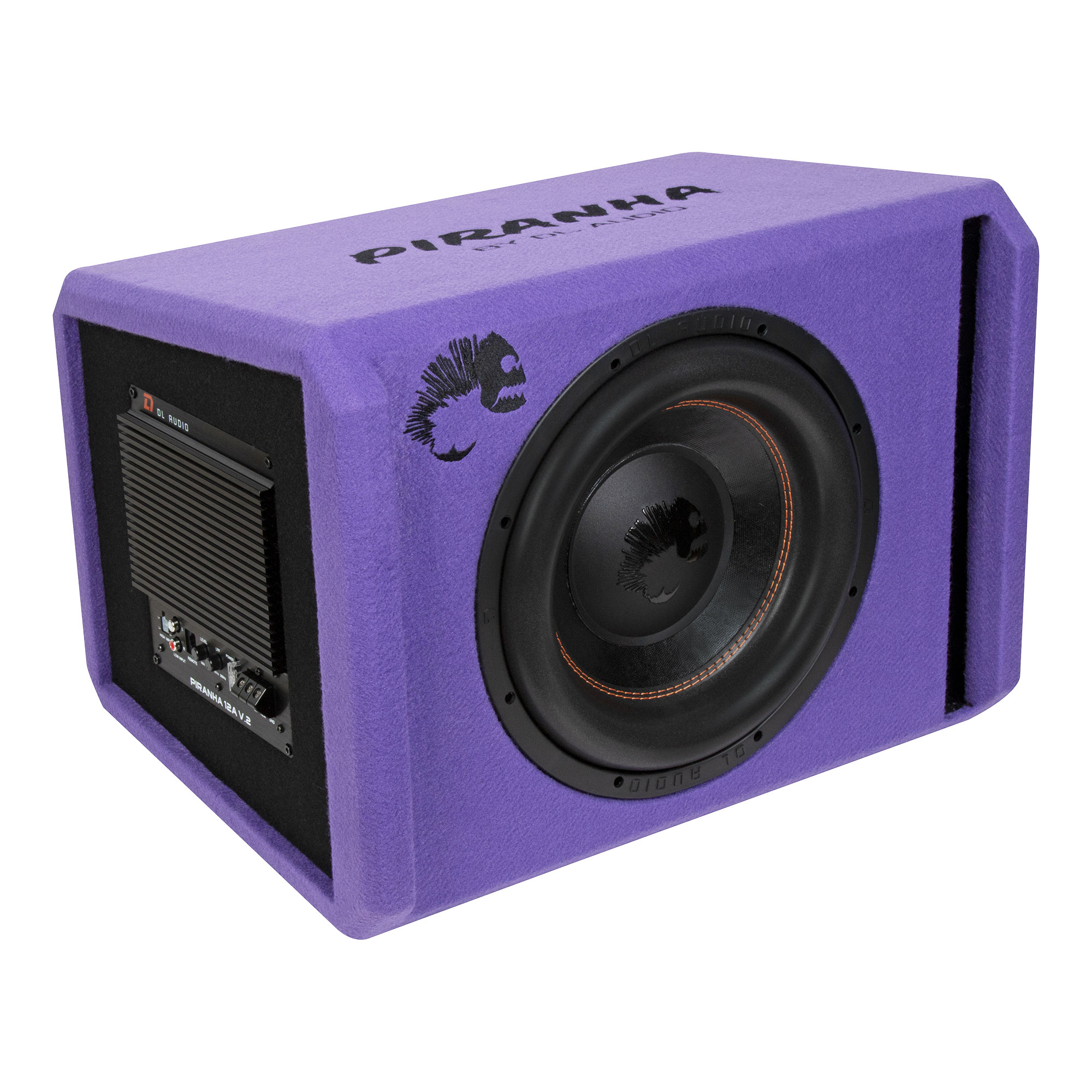 Cабвуферы корпусные активные DL Audio Piranha 12A V2 Purple 