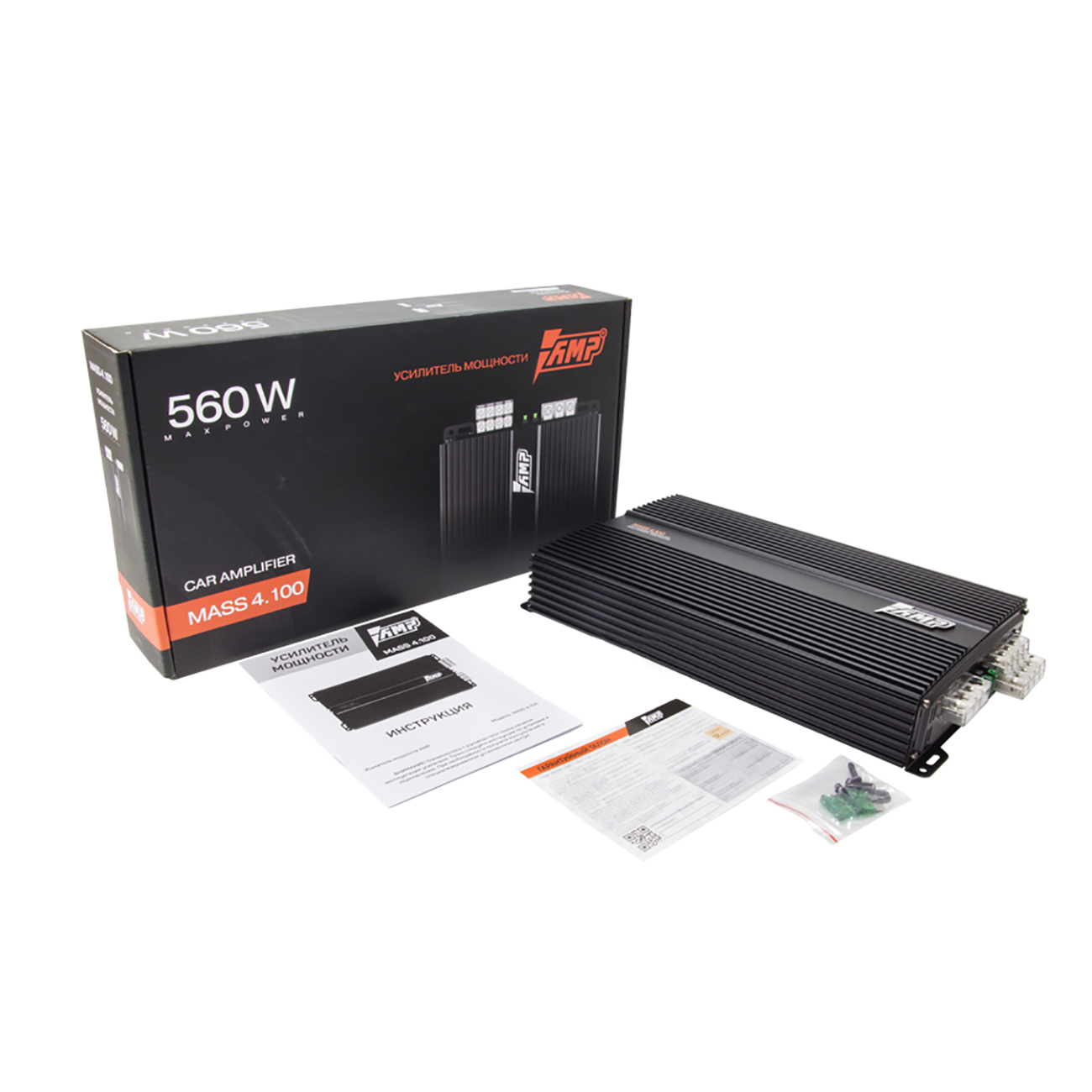 Четырёхканальные усилители AMP MASS 4.100 