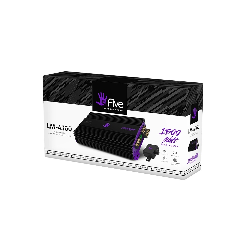 Четырёхканальные усилители FIVE LM-4.100 