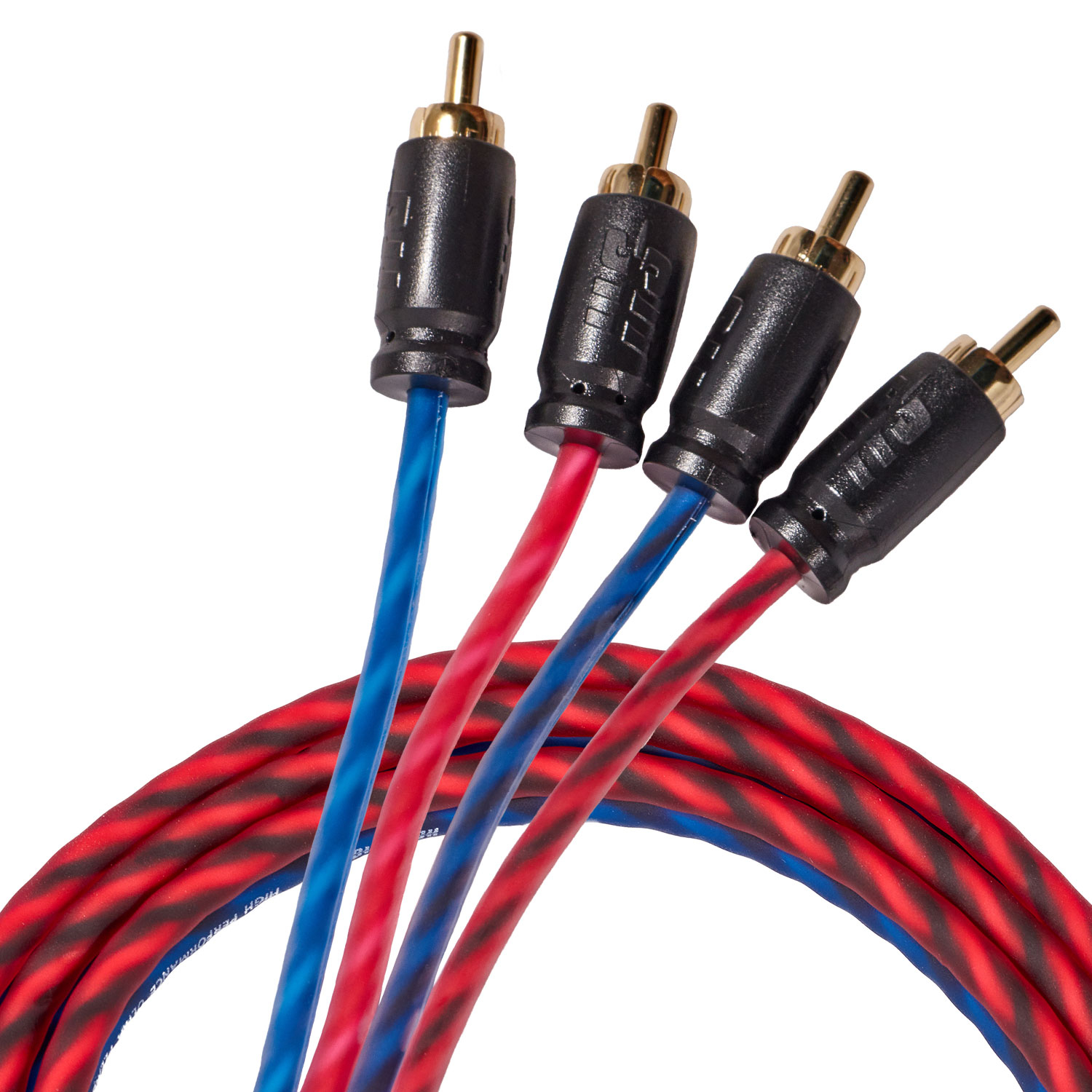 Кабели межблочные (RCA), AUX, HDMI, RCA разъёмы KICX Headshot RCA-44-5-SSP 