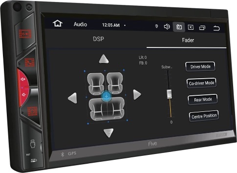 2-DIN ресиверы с навигацией FIVE F730A 