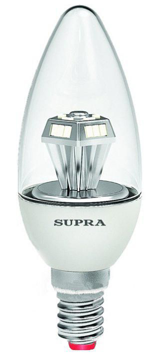 Лампы Supra SL-LED-CR-CN-6W/3000/E14