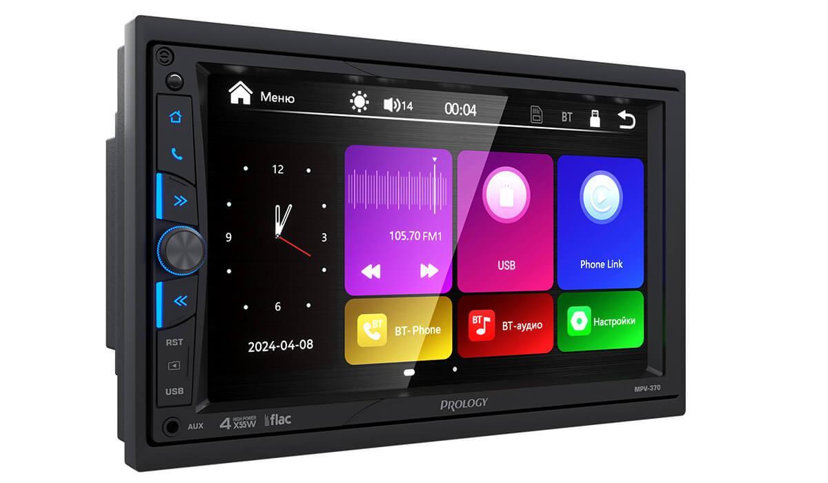 2-DIN Медиа-ресиверы со встроенным ЖК-экраном (без DVD) Prology MPV-370 