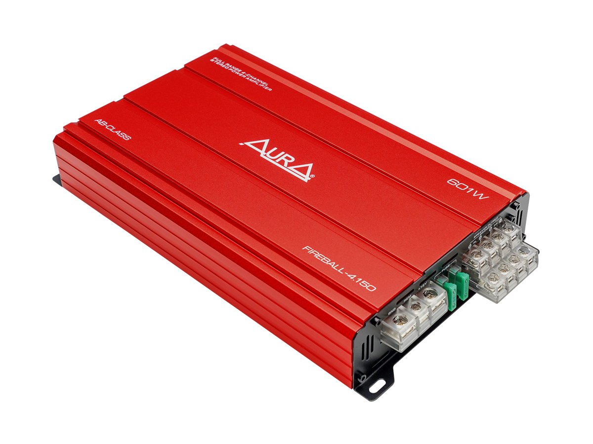 Четырёхканальные усилители AurA FIREBALL-4.150 