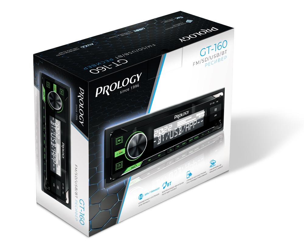 1-DIN USB/SD-ресиверы (без CD) Prology GT-160 
